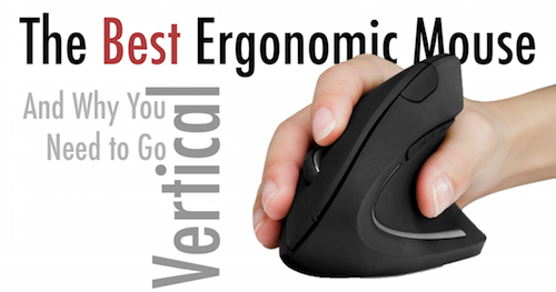 quitting sitting best ergonomic mouse on the market vertical mouse handshake keyboard carpal tunnel syndrome wrist pain evoluent microsoft logitech anker 2.4G Wireless Vertical Ergonomic Optical Mouse Go Vertical