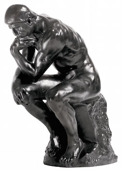 quitting sitting standing desk hurt performance sitting standing cognition mental ability thinking the thinker statue